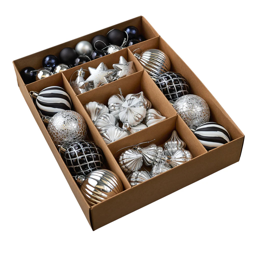 Weihnachtskugeln, 55 Stück